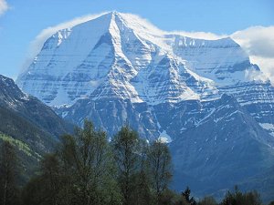 Mt. Robson, the highest peak in the Canadian Rockies