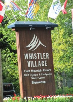 Whistler Village Sign